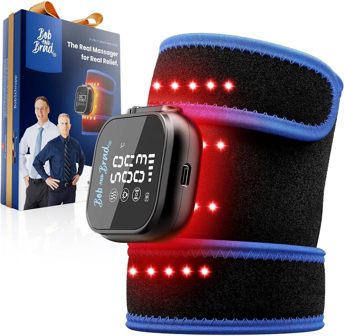 Bob and Brad Bob and Brad HXR-A090 Infrared Red Light Wrist Wrap Massager — صورة المنتج