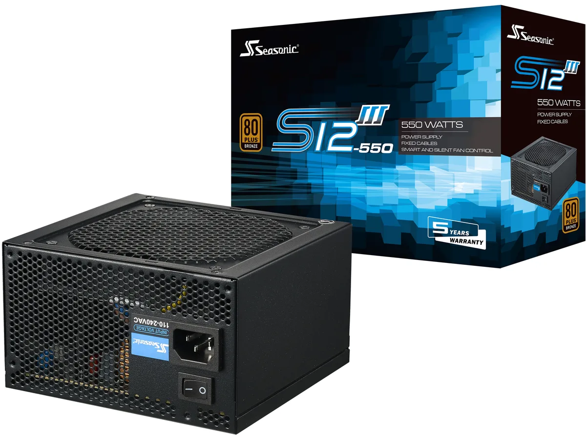 Seasonic Seasonic S12III-550GB 550W 80+ Bronze power supply — product photo