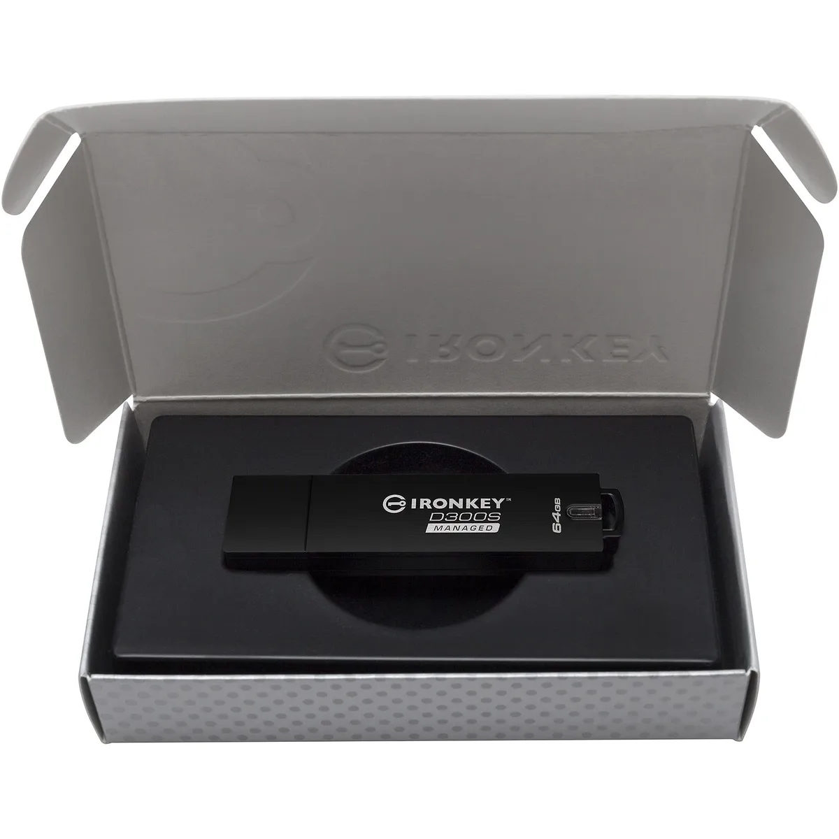 Kingston Technology Corp. Kingston IronKey D300SM 64GB 256-bit AES Encrypted USB 3.0 Flash Drive — снимка на продукта