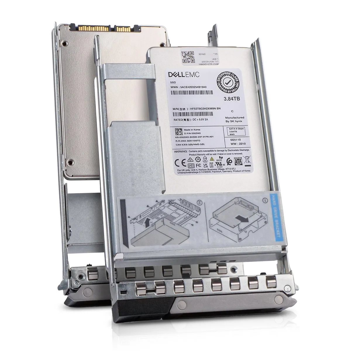 DELL DELL G14 03GDK0 3.84TB SATA 2.5" enterprise SSD — productfoto