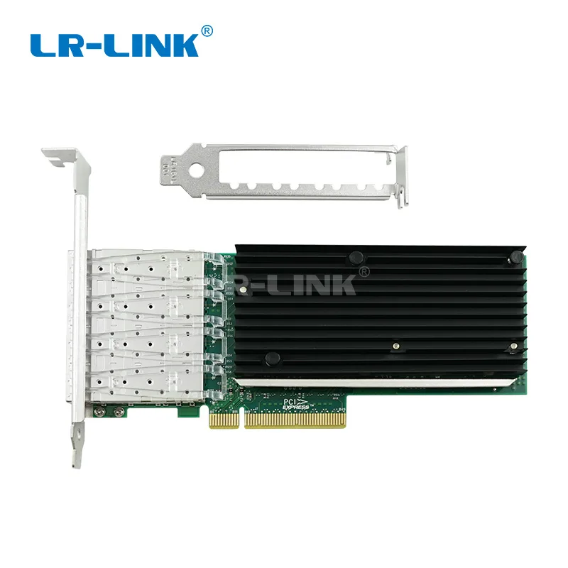 LR-LINK LR-LINK LREC9804BF-4SFP+ 10Gbps 4-port SFP+ network card — foto produk