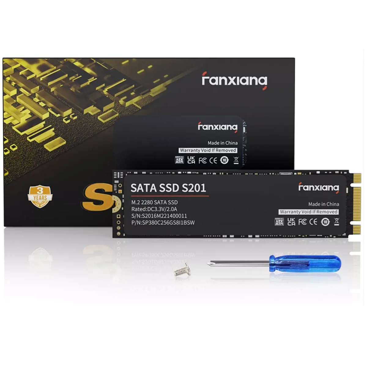 FANXIANG FANXIANG S201 1TB M.2 2280 SATA internal SSD — product photo