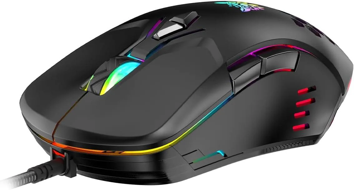 Hitoor Hitoor Cw902 Wired Gaming Mouse Black 3600 DPI 7 Buttons — zdjęcie produktu