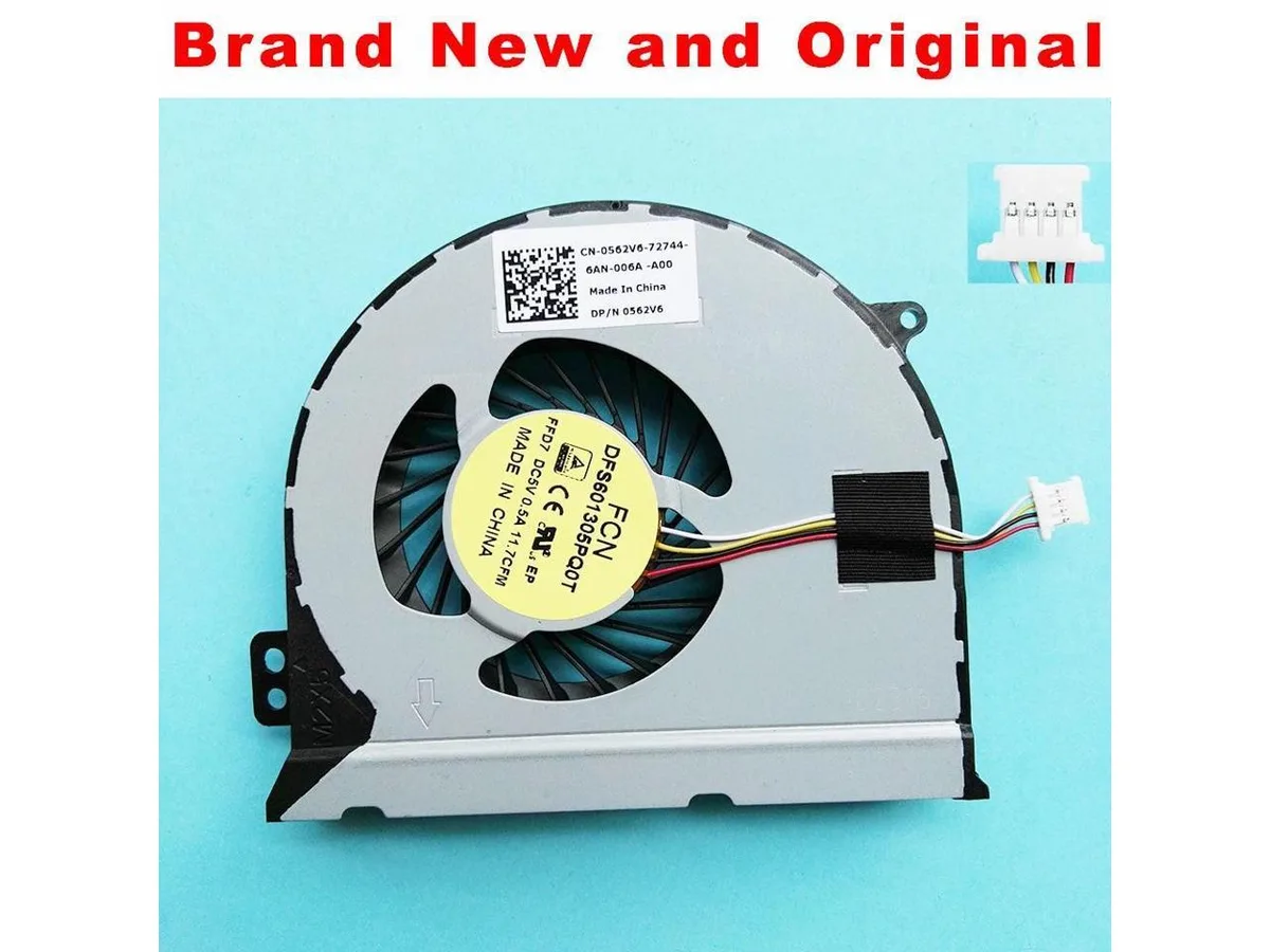 Fans Fans CPU Fan for Dell Inspiron 14 7447 0562V6 DFS601305PQ0T FFD7 — produktfoto