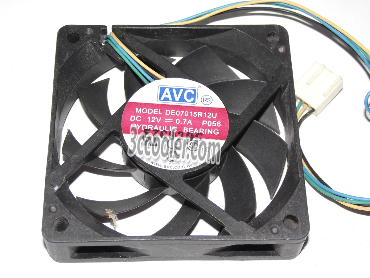 OEM Industries OEM Industries DE07015R12U P056 70x15mm 12V .7A 4 Pin CPU Cooler — תמונת המוצר