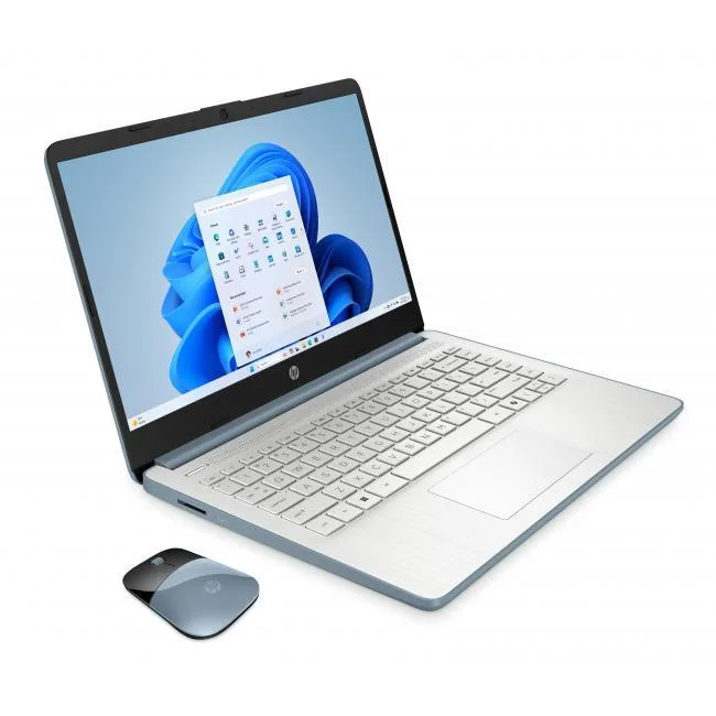 HP HP 14-dq6103ds 14" HD Touchscreen Intel N150 4GB 128GB UFS Moonlight Blue + Wireless Mouse — foto del producto