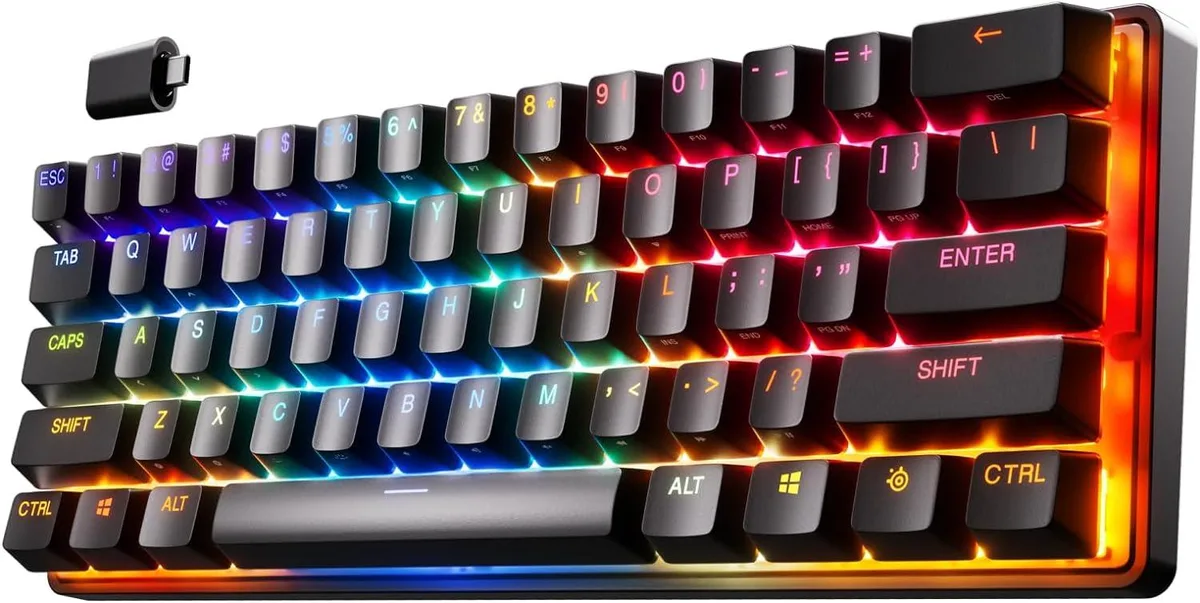 SteelSeries SteelSeries Apex Pro Mini Wireless 61-key gaming keyboard — preces foto