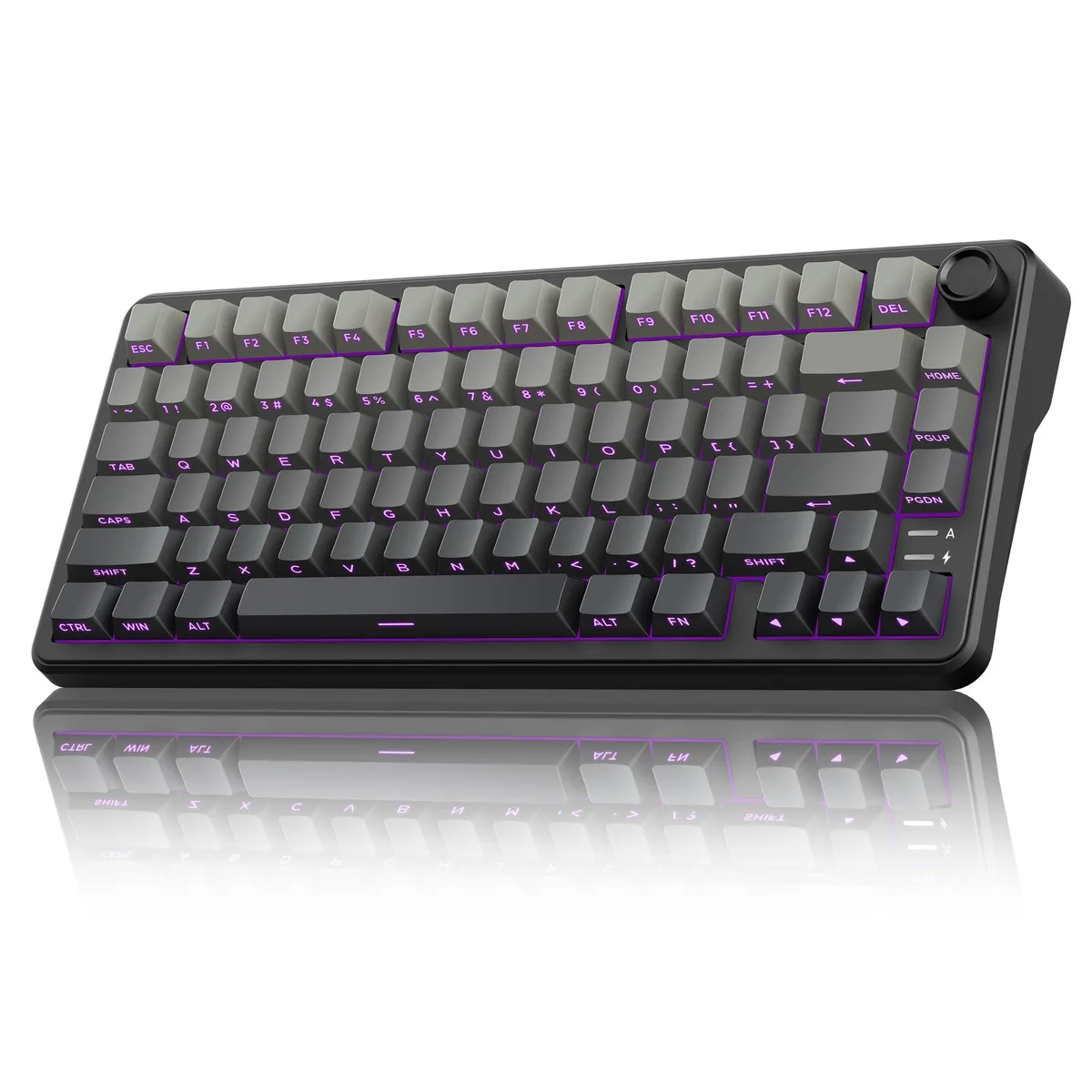RedThunder K75 Wireless Mechanical Gaming Keyboard 75% Hot-Swappable Gradient Gray — termékfotó