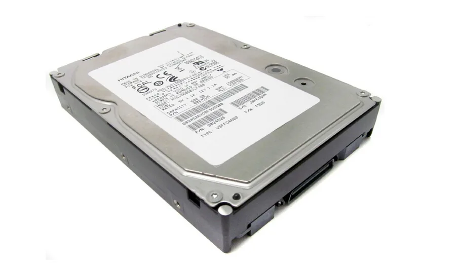 Silver 3.5 inch internal hard drive with Fibre Channel connector, no carrier