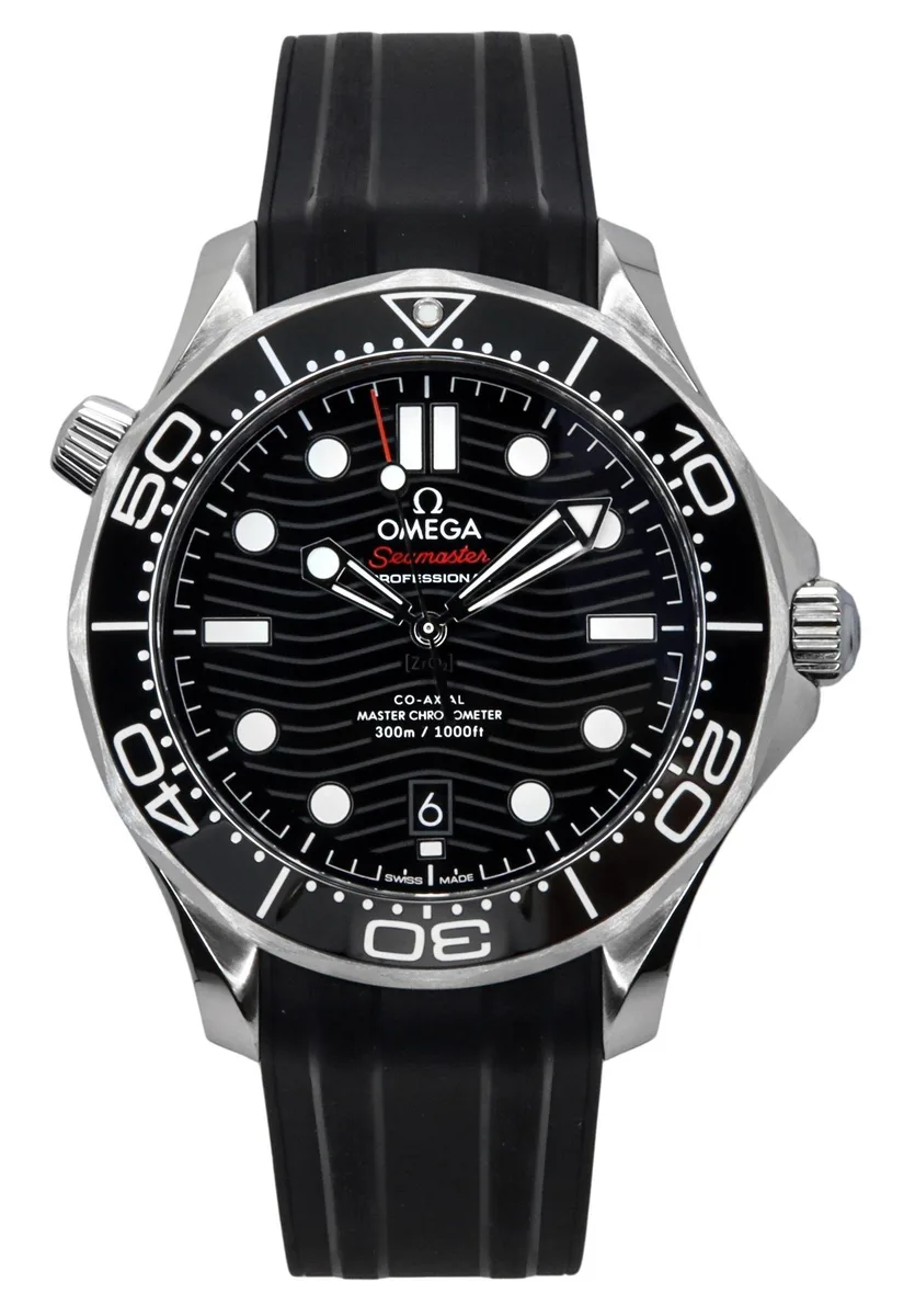 Omega Omega 210.32.42.20.01.001 Black Dial Automatic Diver's 300M Watch — product photo