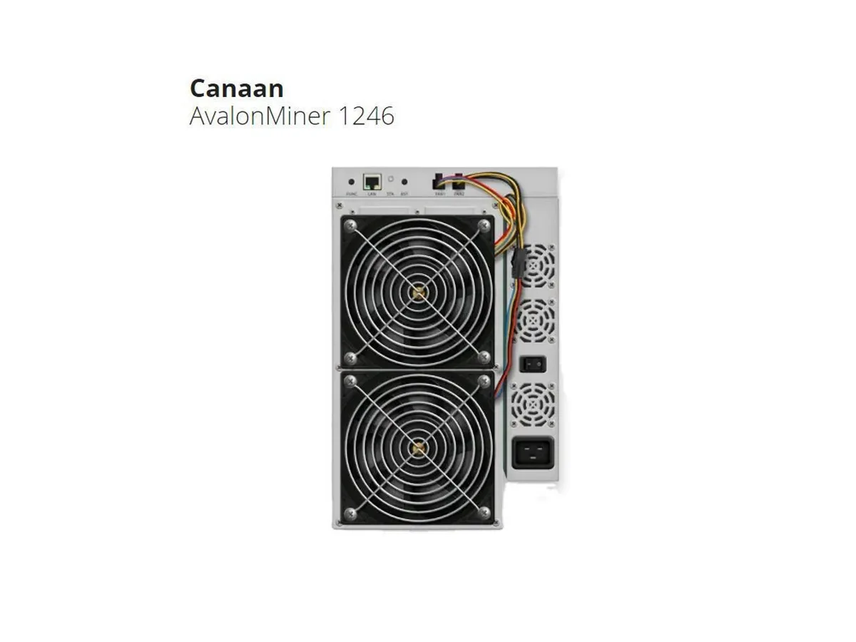 AFRNDK AFRNDK AvalonMiner 1246 83TH/s 3420W SHA-256 Mining Hardware — photo du produit