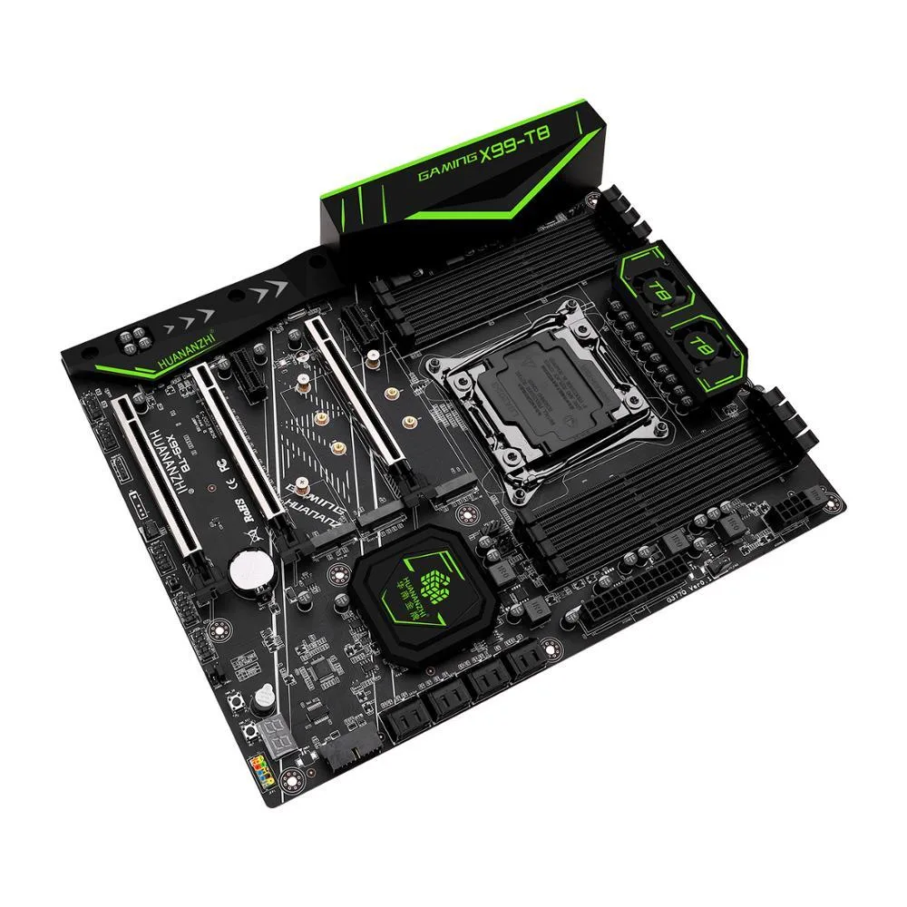 YINGHUA YINGHUA X99-T8 server motherboard LGA 2011-3 USB 3.0 NVME DDR3 Xeon — 商品照片