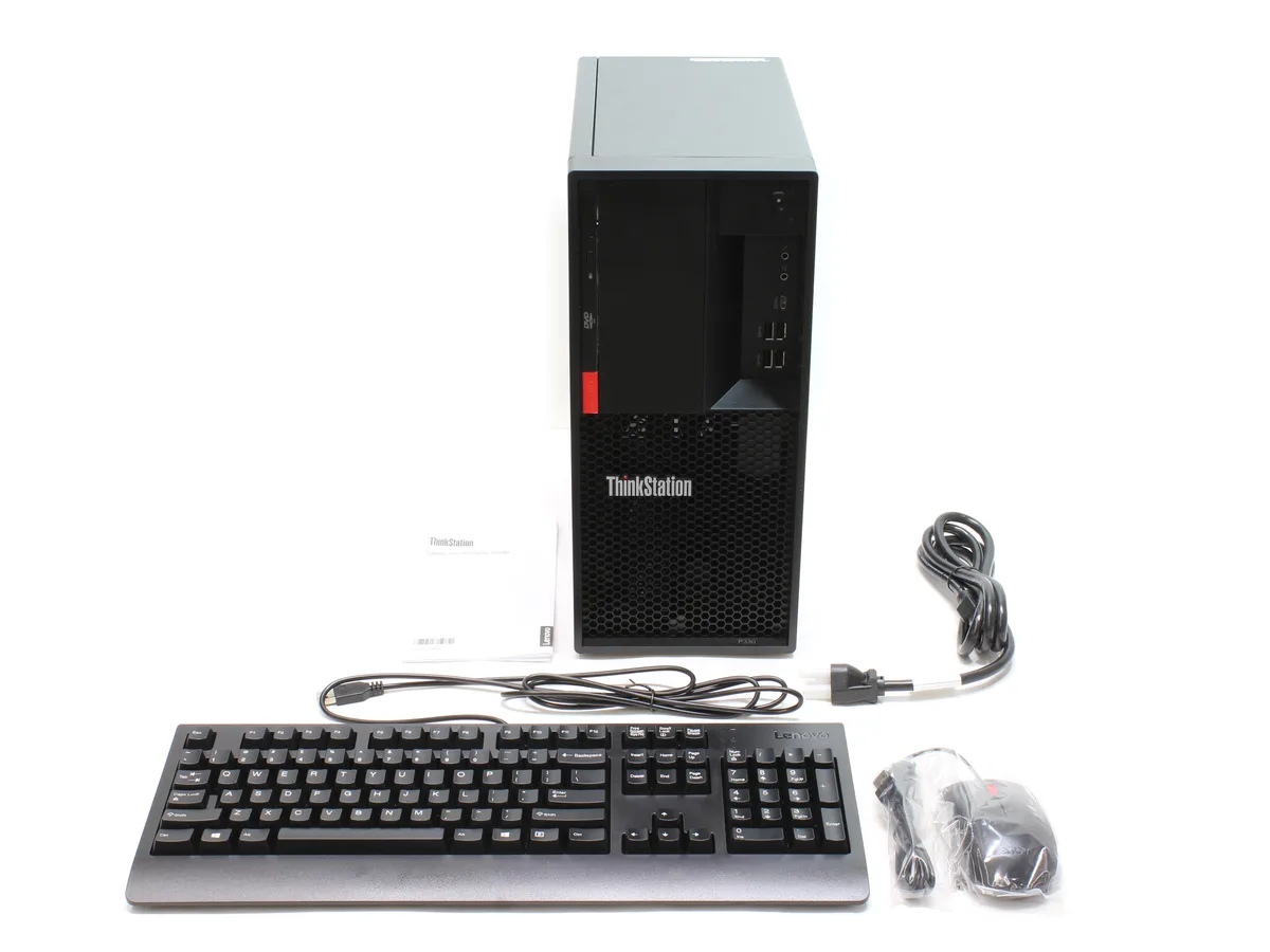 Lenovo Lenovo ThinkStation P330 MT i7-8700 32GB 512GB M.2 2x4TB HDD 30D0S33L00 — product photo