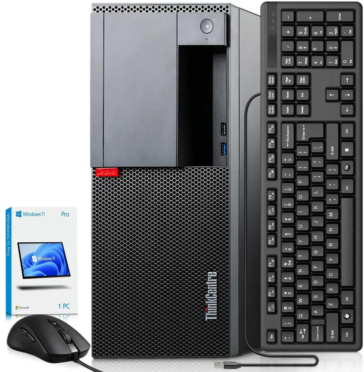 Lenovo Lenovo ThinkCentre M720t desktop PC i5-8500 8GB 128GB SSD 500GB HDD Windows 11 Pro — photo du produit