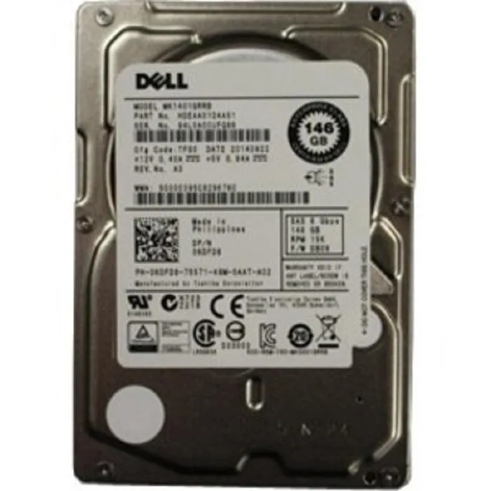 DELL DELL 6DFD8 146GB 2.5" SAS 15000 RPM System laptop hard drive — tuotekuva