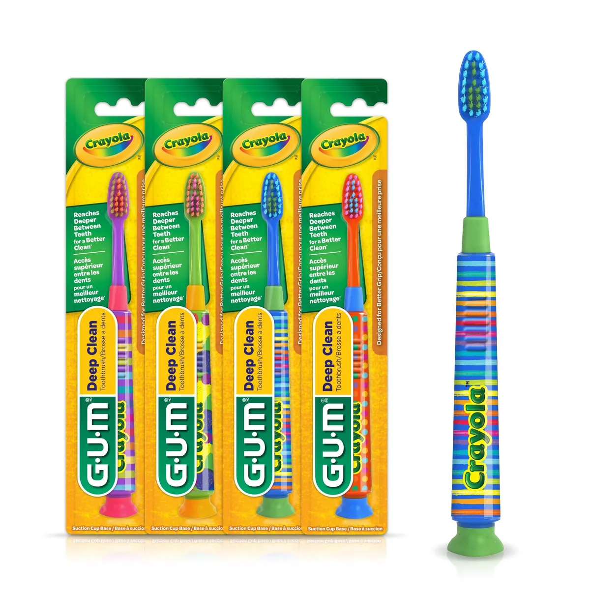  GUM 234ECM4 Manual Toothbrush Pack of 4 — 제품 사진