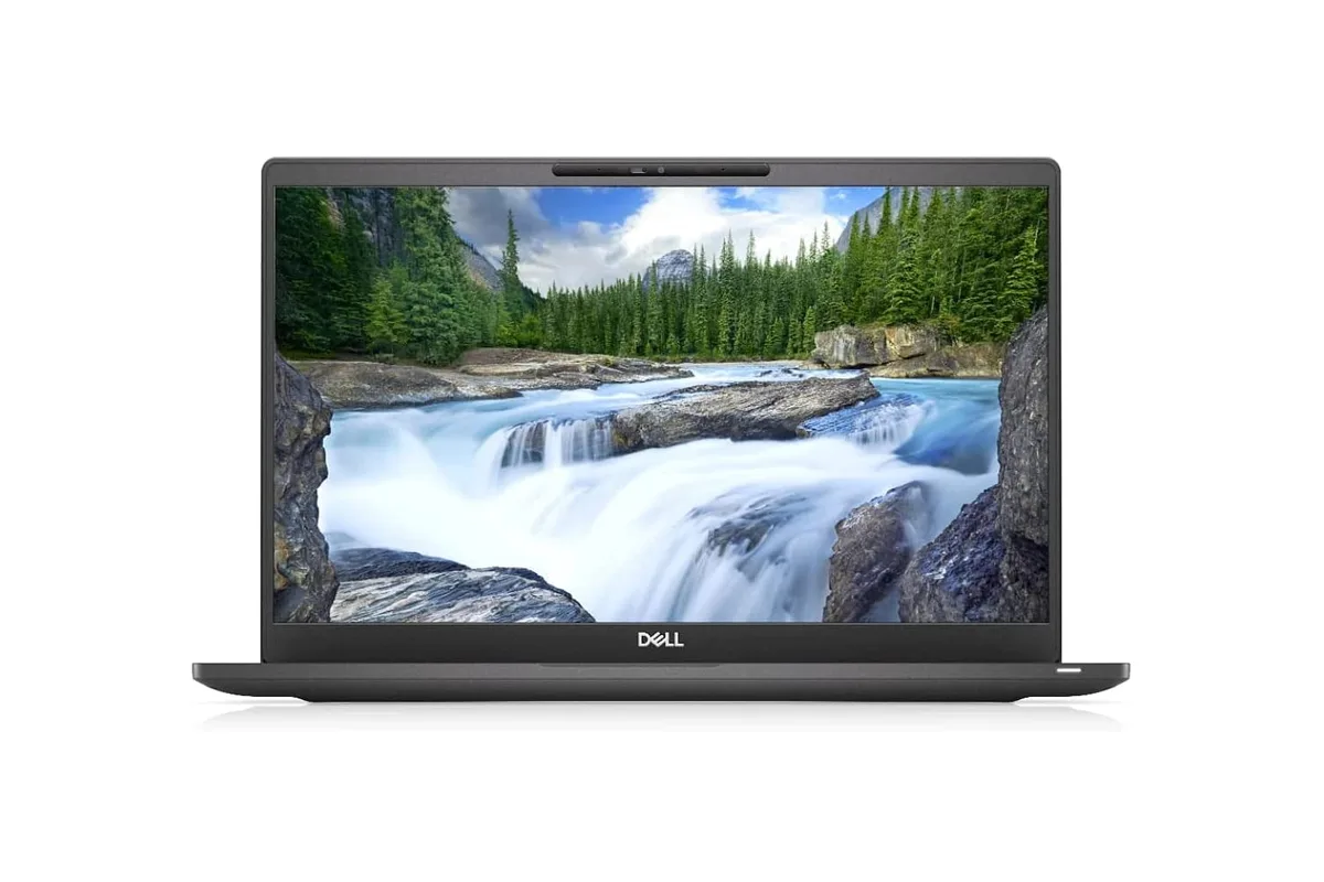 Silver Dell Latitude 7400 laptop, 14.0 inch non-touch screen, Grade A condition