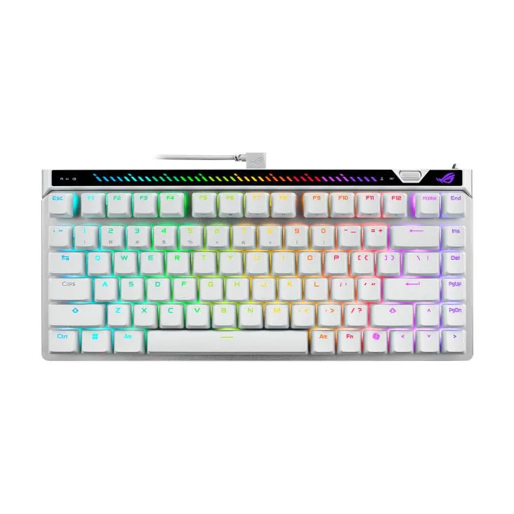 ASUS ASUS ROG Falchion Ace 75 HE V2X White gaming keyboard — product photo