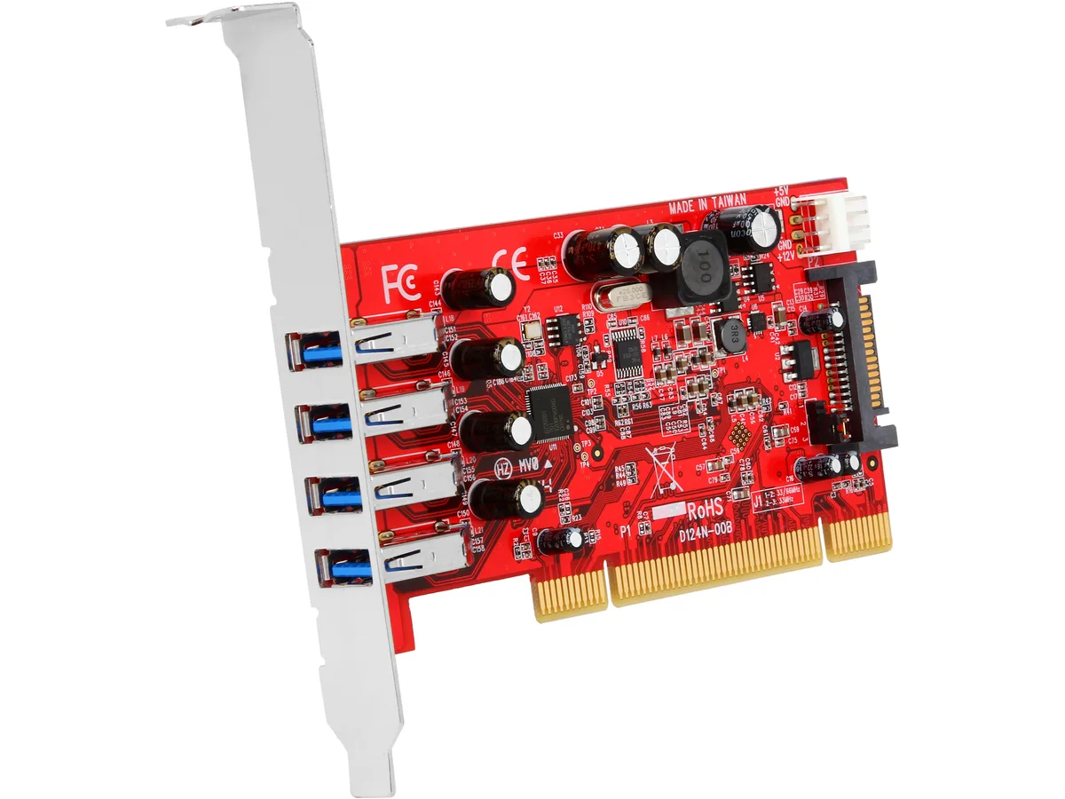 STARTECH STARTECH PCIUSB3S4 4-Port PCI USB 3.0 Expansion Card — fotografija proizvoda