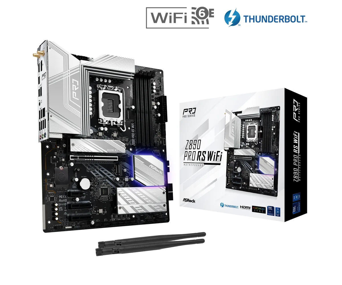 ASRock ASRock Z890 Pro RS WiFi Intel motherboard — photo du produit