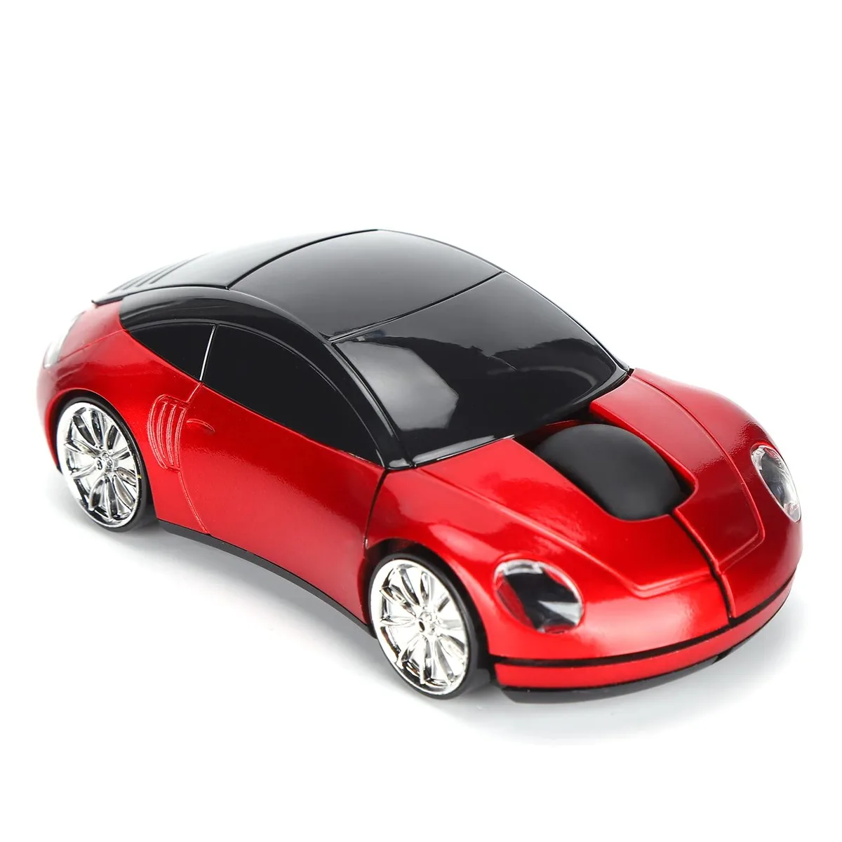 Vszerda Vszerda 2.4G Wireless Gaming Mouse Car Shape Red 1600 DPI — foto produk