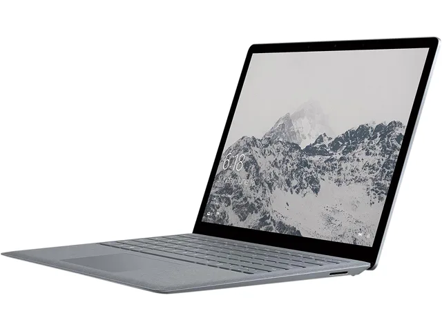 Platinum Surface Laptop 13.5 inch 3:2 touchscreen display Alcantara keyboard deck