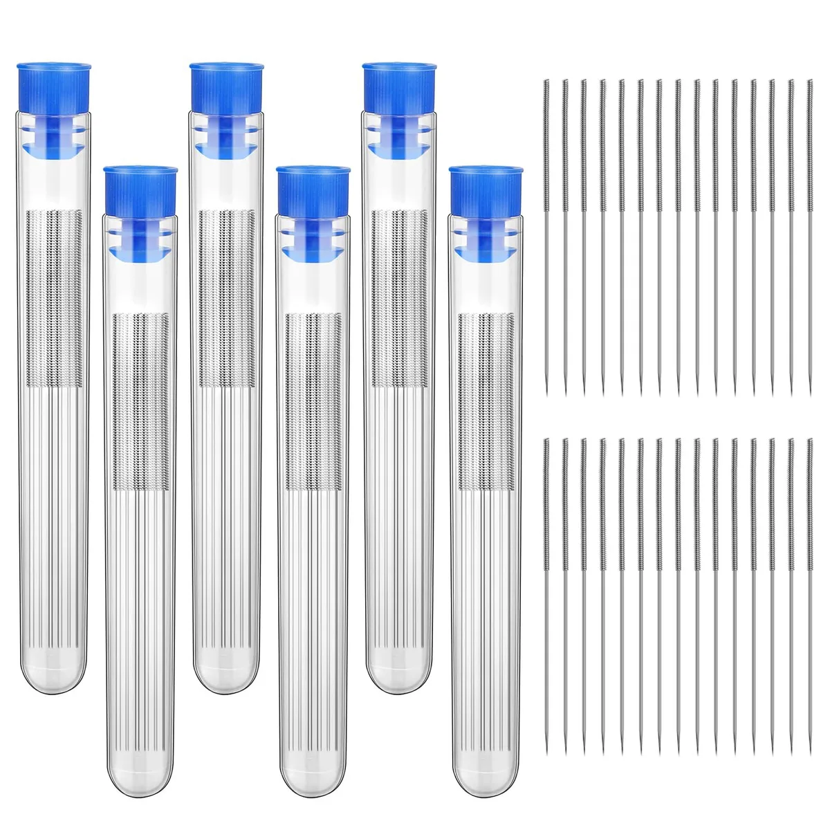 Sliverdew 120 Pieces 3D Printer Nozzle Cleaning Needles 0.4mm Stainless Steel 3D Printers Accessories — 商品照片