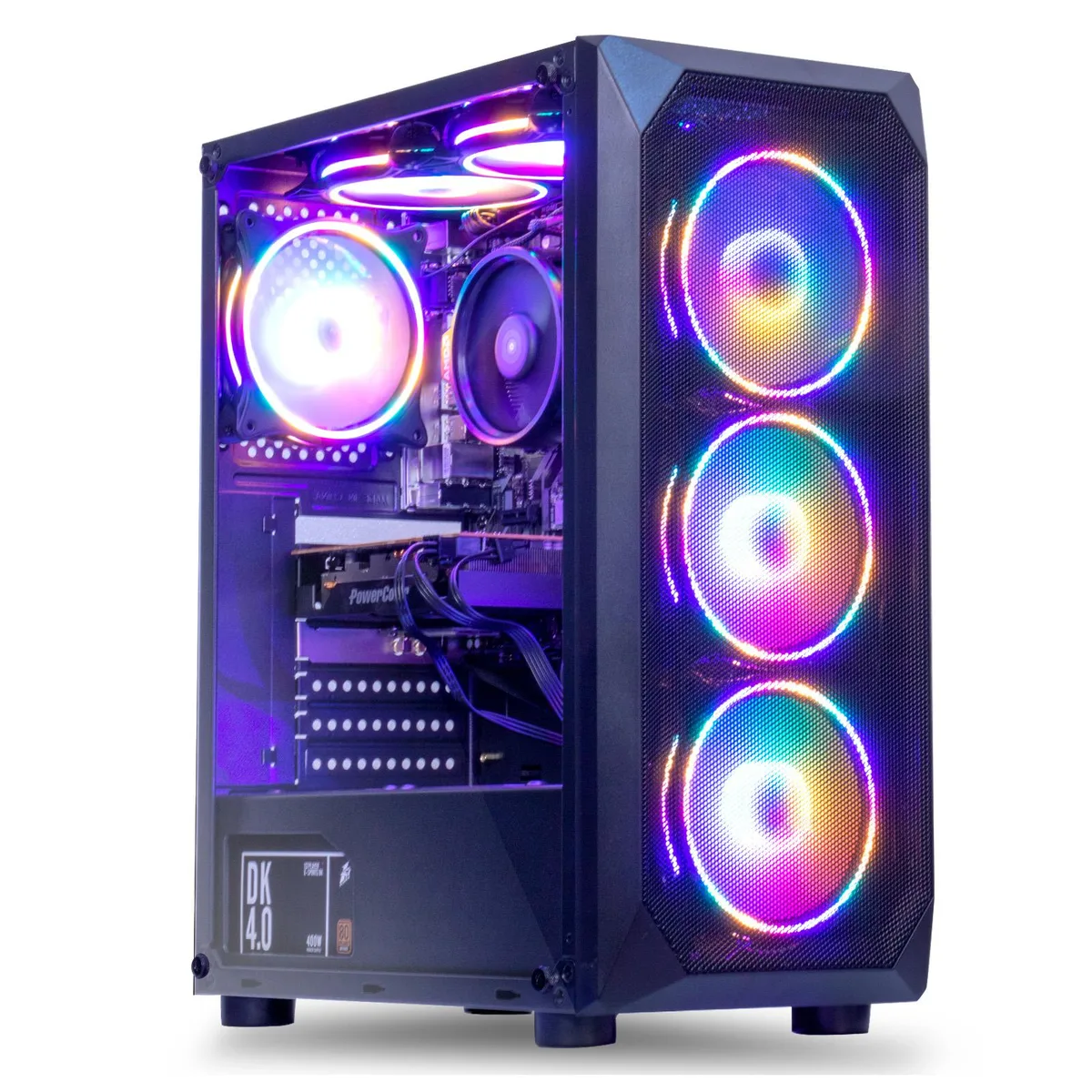 MXZ MXZ Gaming PC Ryzen 5 5500 RTX 4060 16GB DDR4 1TB NVME — photo du produit