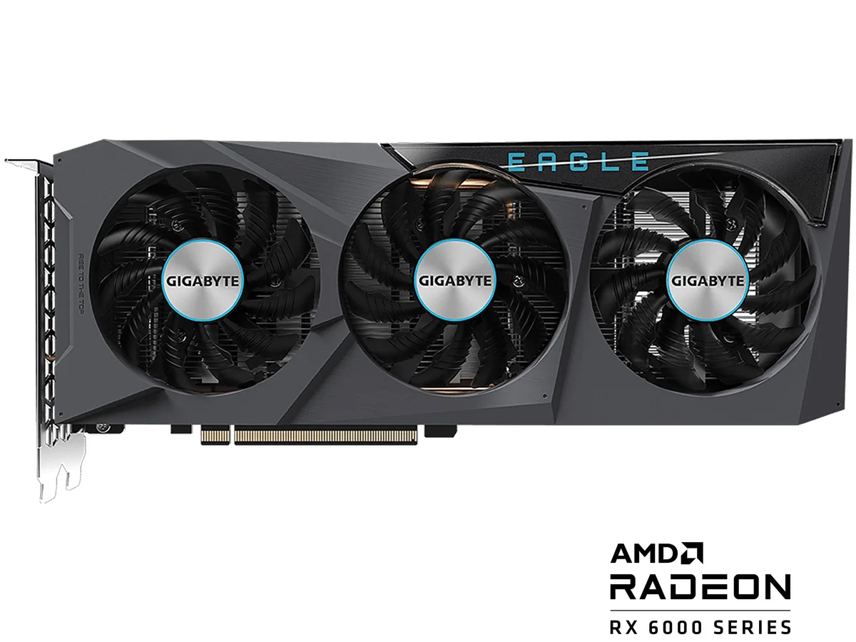 GIGABYTE GIGABYTE Radeon RX 6600 XT EAGLE 8G GV-R66XTEAGLE-8GD graphics card — fotografie produktu