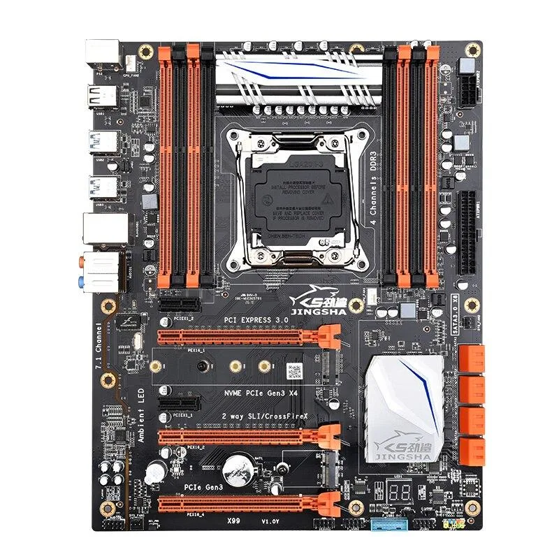 YINGHUA YINGHUA X99 LGA2011-3 server motherboard — product photo