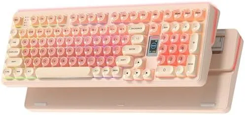 Womier Womier JB-WK98-98-FDY 98% Pink Gaming Keyboard — 商品写真
