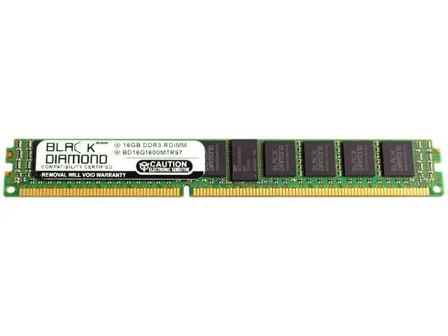 Green 240-pin DDR3 DIMM with black heatsink and gold contacts