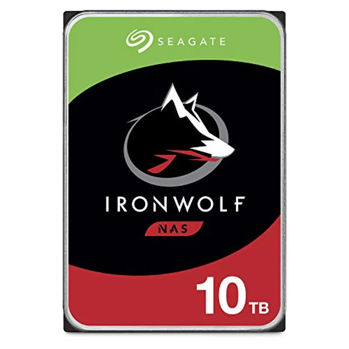Seagate Seagate IronWolf ST10000VN000 10TB 7200 RPM 256MB SATA 3.5" internal hard drive — photo du produit