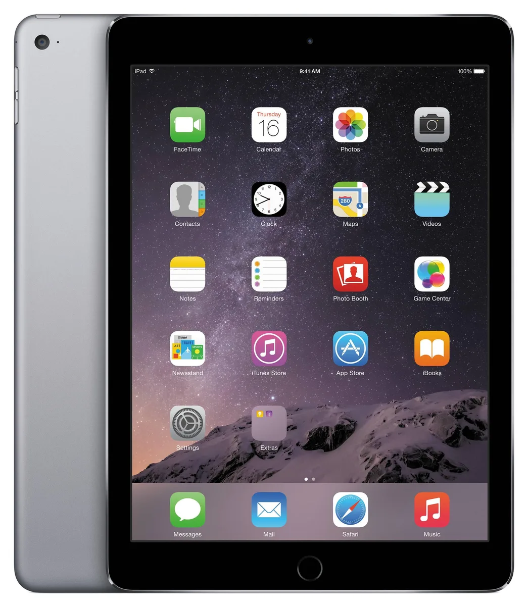 Apple Apple iPad Air 2 MGL12LL/A CRB 9.7" 16GB Space Gray refurbished tablet — fotografie produktu