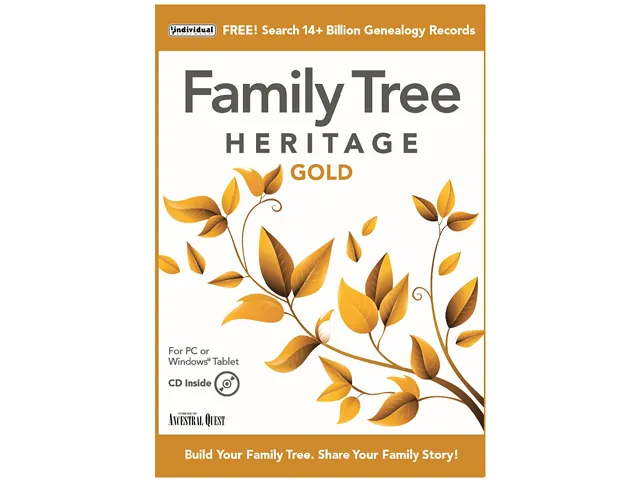 Individual Software Individual Software ESD-F16 Family Tree Heritage Gold learning — foto produk