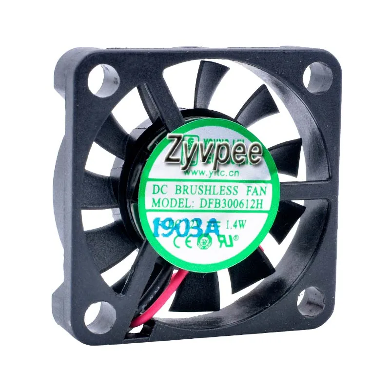 Zyvpee Zyvpee DFB300612H 30mm 12V 1.4W 2-Pin Case Fan — foto do produto