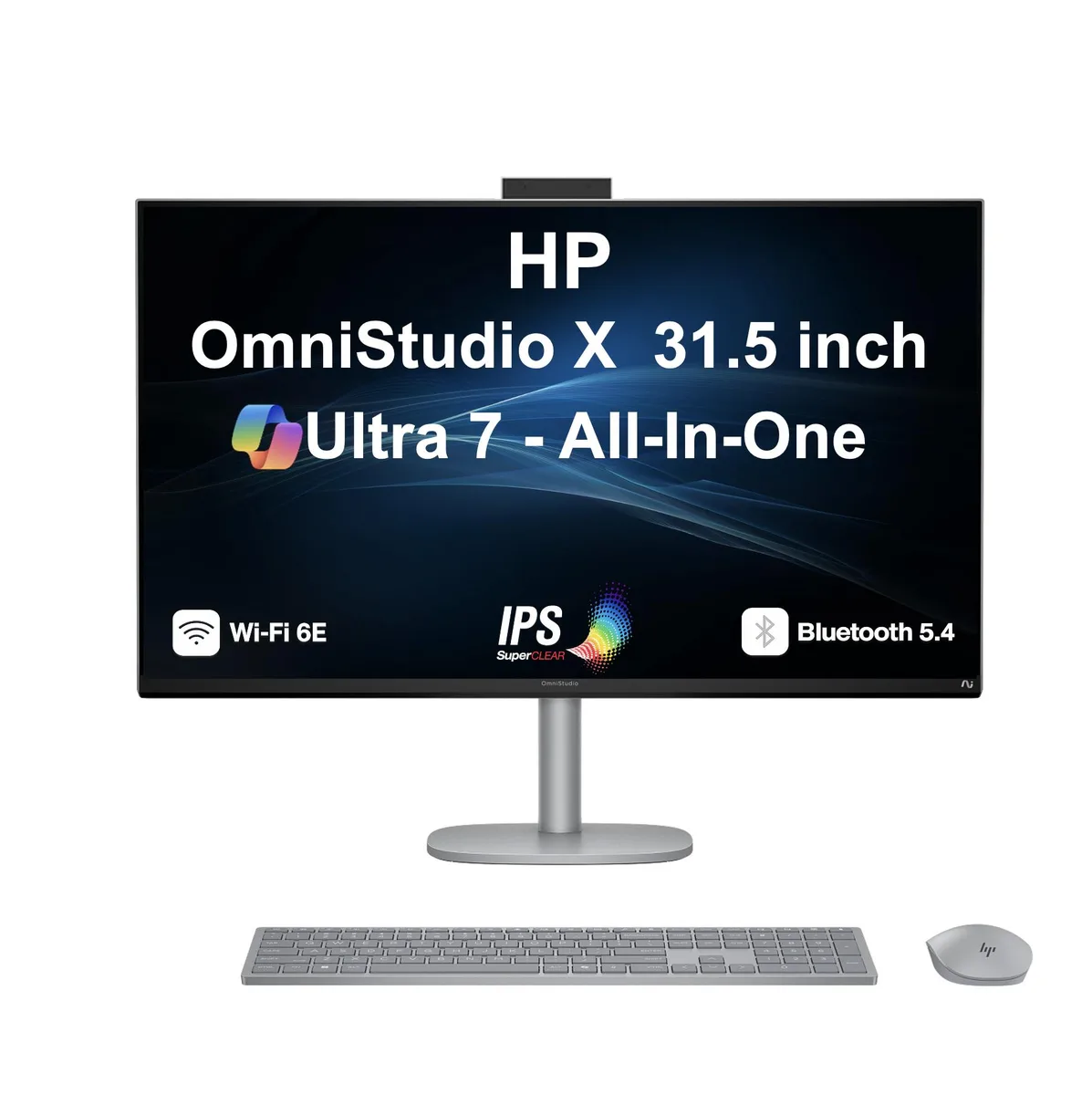 HP HP OmniStudio X 31.5" 4K all-in-one PC Ultra 7-256V 16GB LPDDR5X 1TB NVMe — 제품 사진