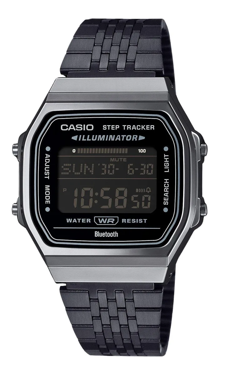 CASIO CASIO ABL-100WEGG-1B Vintage Digital Smartphone Link Watch — product photo