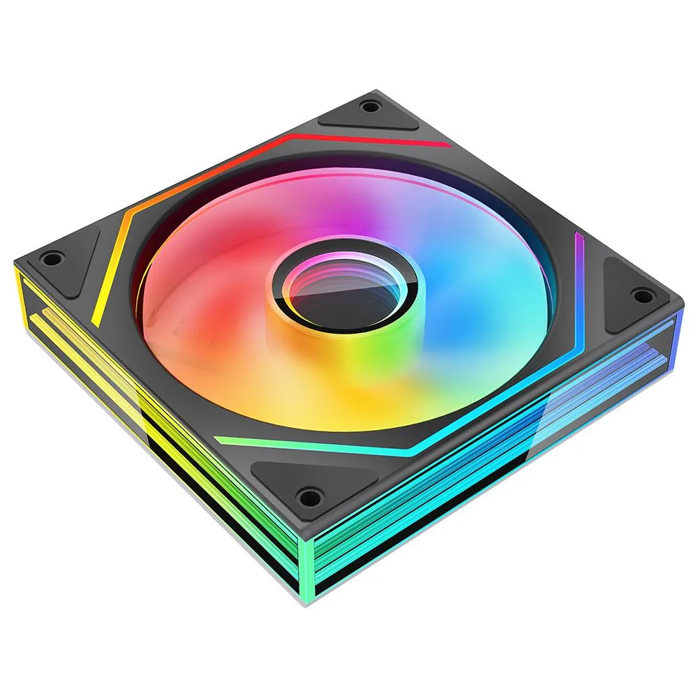 Jungle Leopard Jungle Leopard Prism6 MAX 120mm ARGB Case Fan Black 1-Pack — foto do produto