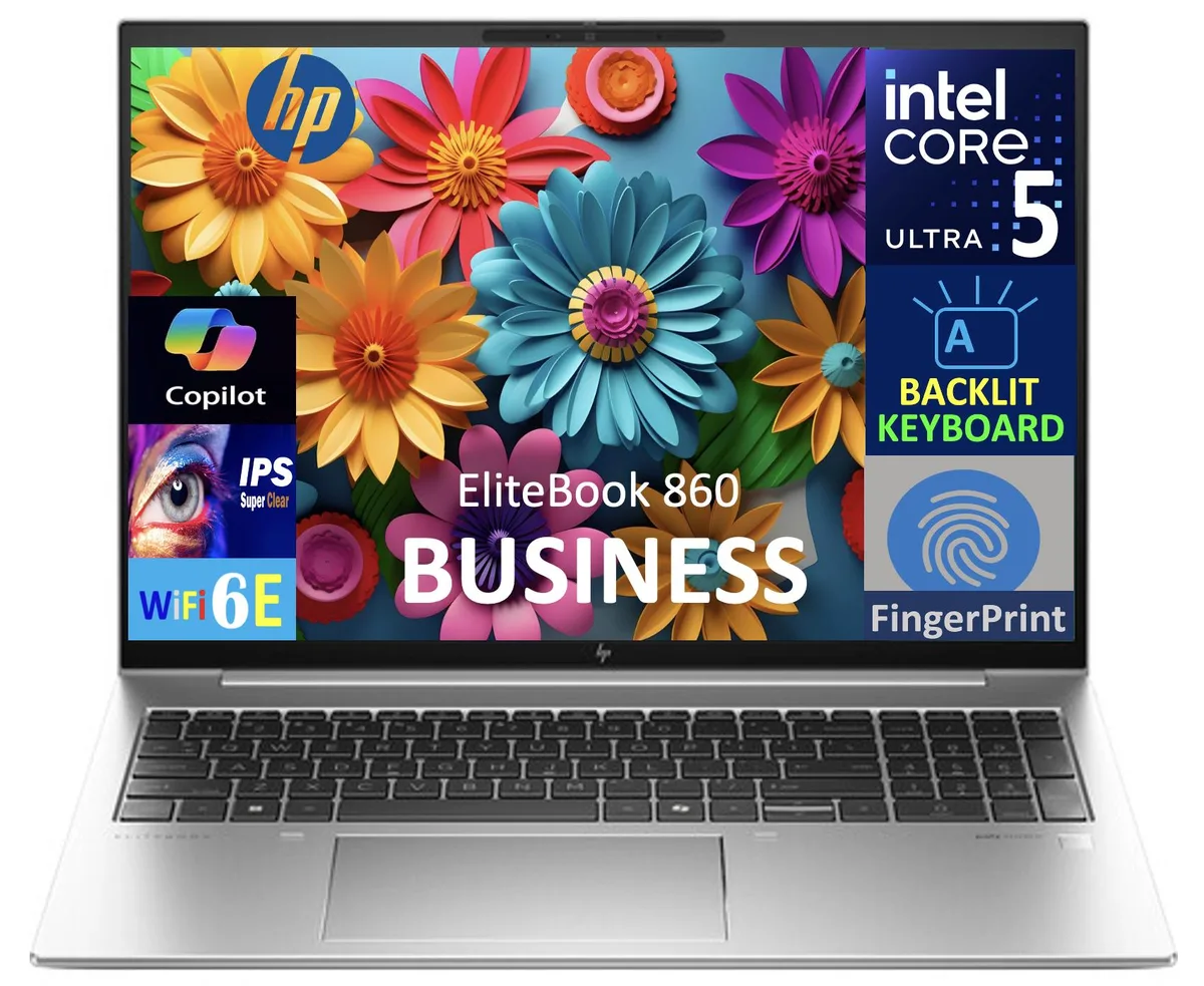 HP HP EliteBook 860 16.0" WUXGA Ultra 5-135U 16GB DDR5 512GB SSD — product photo