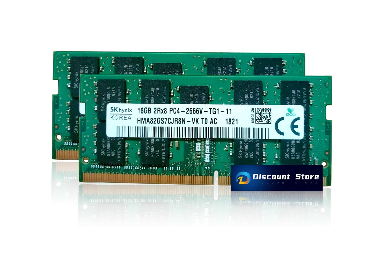 SK hynix SK hynix HMA82GS7CJR8N-VK 32GB (2×16GB) DDR4 2666 ECC SO-DIMM server RAM — fotografia produktu
