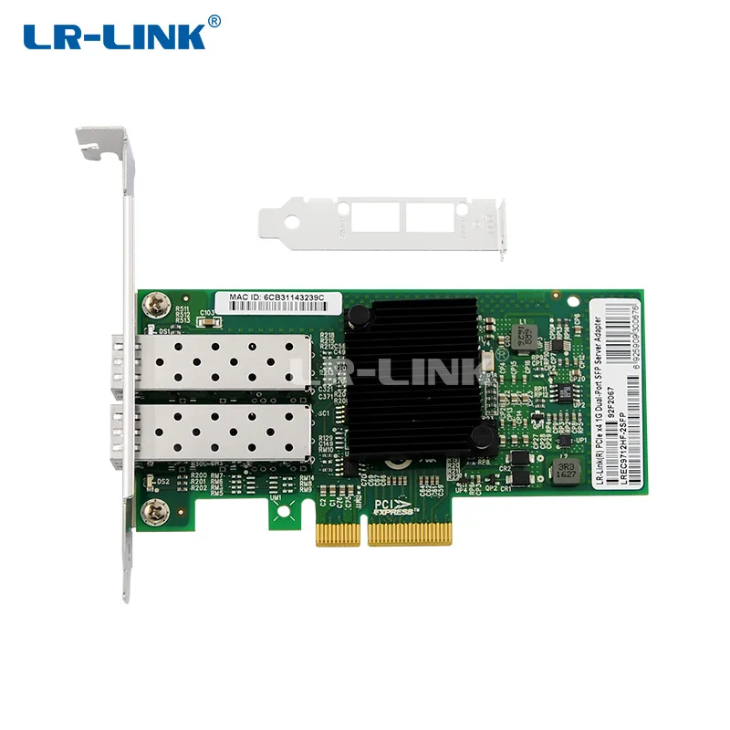 LR-LINK LR-LINK LREC9712HF-2SFP Dual Port SFP Gigabit Network Card — ภาพสินค้า