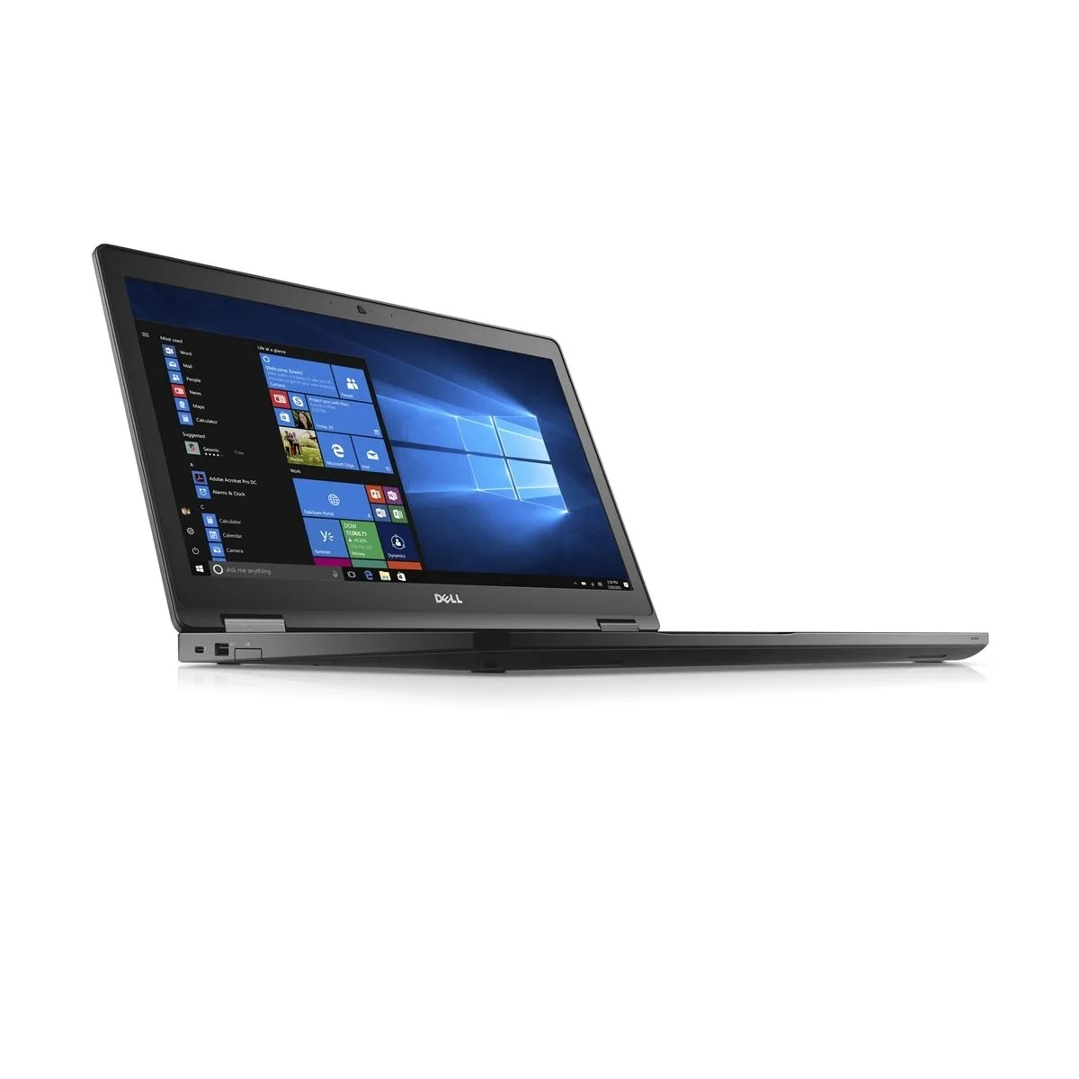 Black Dell Latitude 5580 15.6 inch touchscreen laptop, .9 inch thick