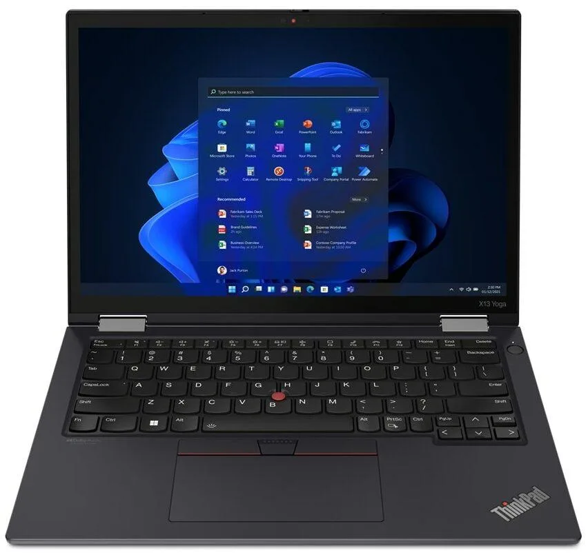 Lenovo Lenovo ThinkPad X13 Yoga Gen 3 i5-1245U 16GB 256GB 13.3" WUXGA laptop — product photo