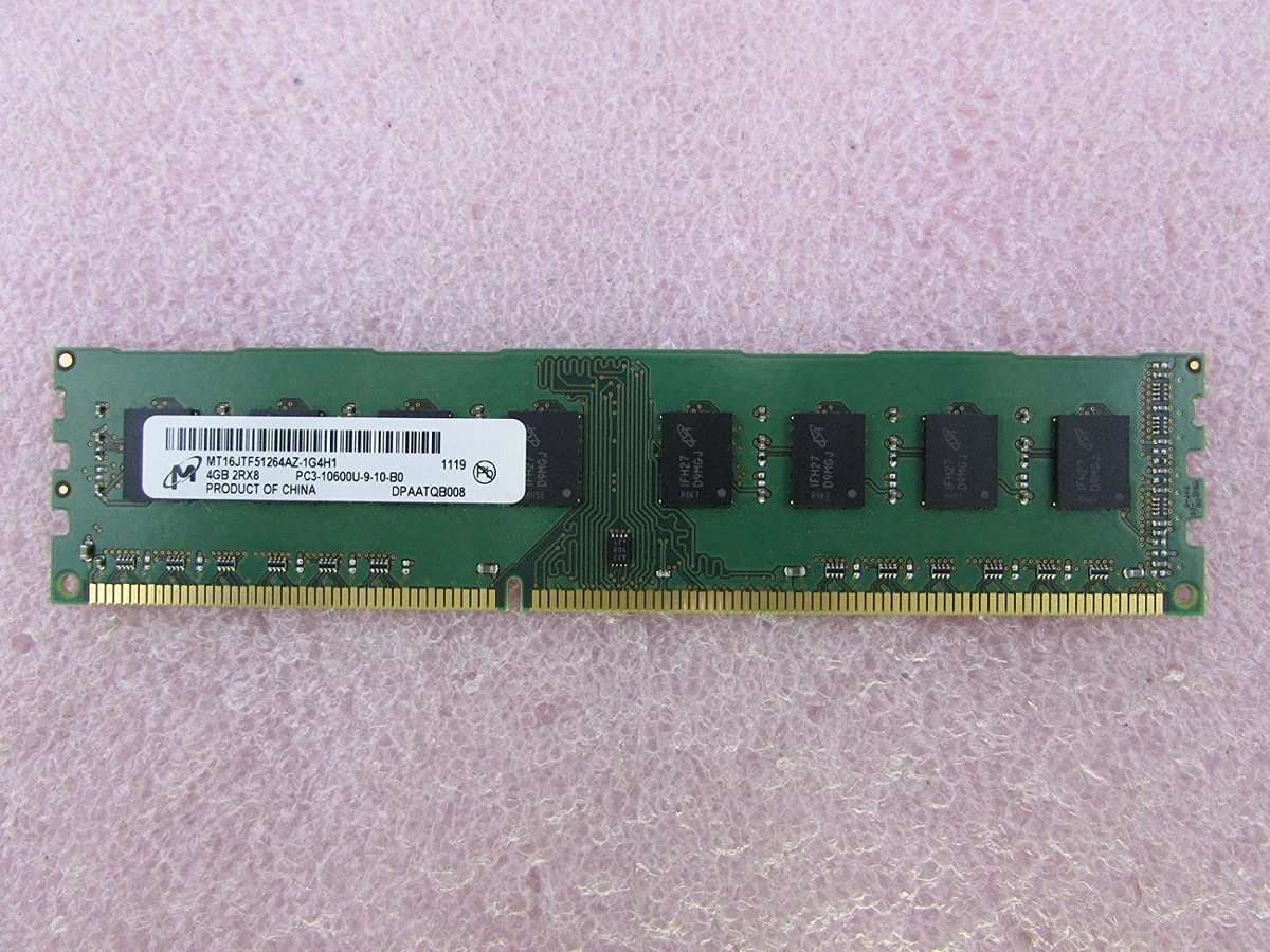 Micron Technology, Inc. Micron Technology, Inc. MT16JTF51264AZ-1G4M1 4GB DDR3-1333 CL9 1.50V Dual Channel Kit Green desktop RAM — tuotekuva