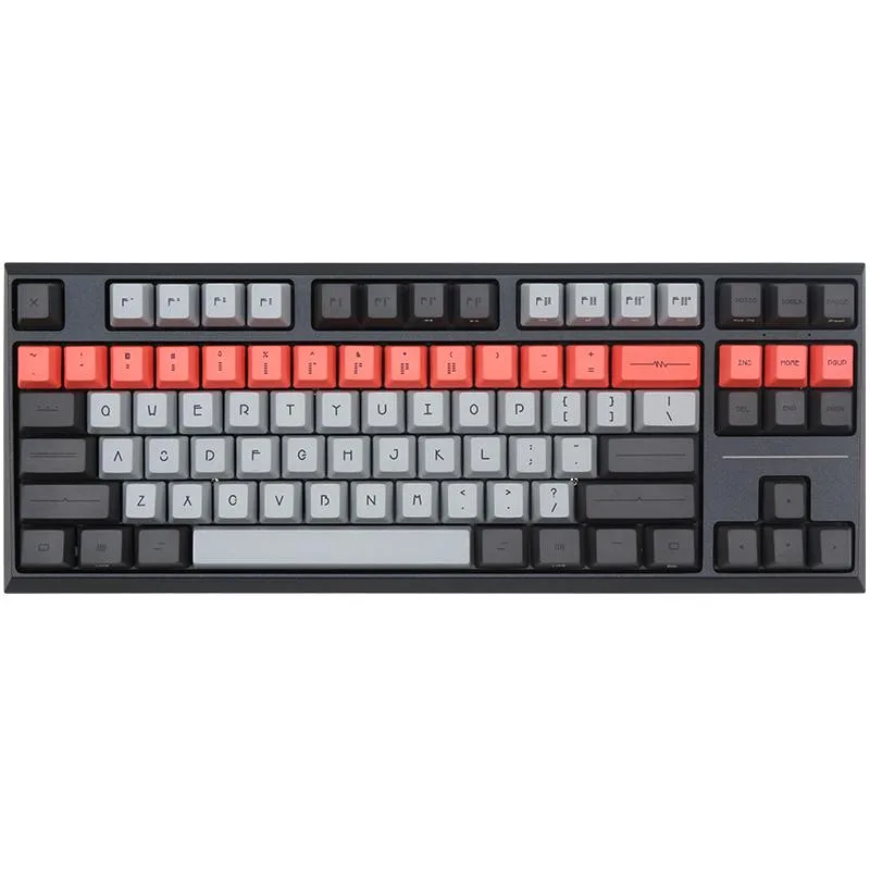 Corn Electronics Corn Electronics 87-key Mechanical Gaming Keyboard Grey Cherry MX Red Bluetooth 5.0 2.4G Wired — toote foto