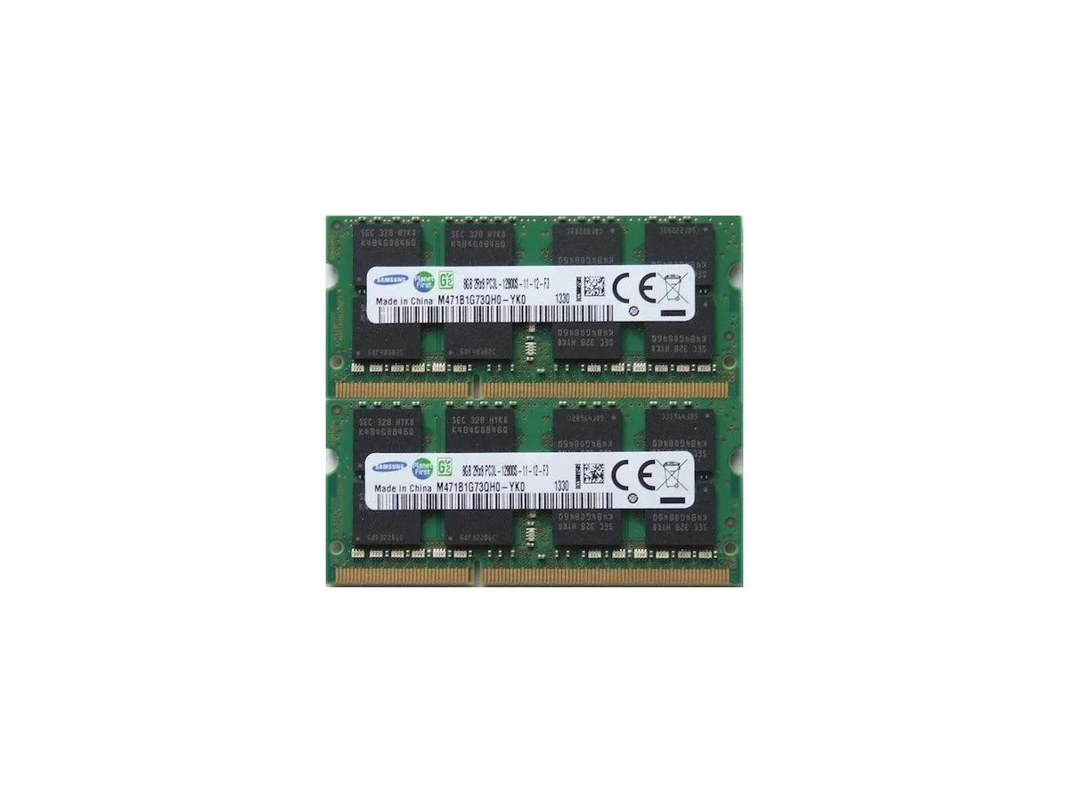 SAMSUNG SAMSUNG 16GB DDR3 1600MHz 204-Pin SO-DIMM Kit (2x8GB) 1.35V CL11 — صورة المنتج