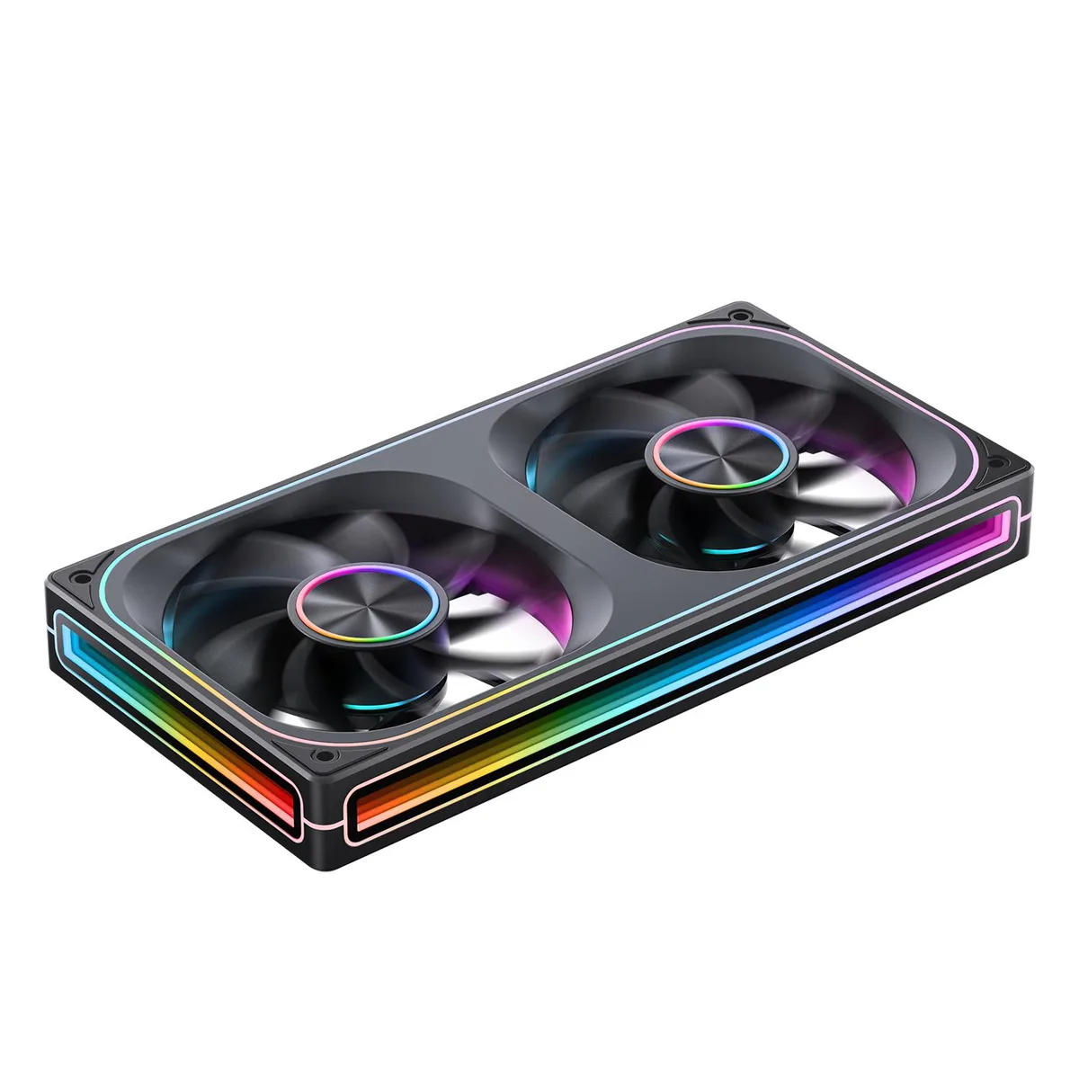 JONSBO JONSBO ZA-240BR 240mm case fan 2×120mm ARGB 28mm 700-2400rpm black — foto del producto