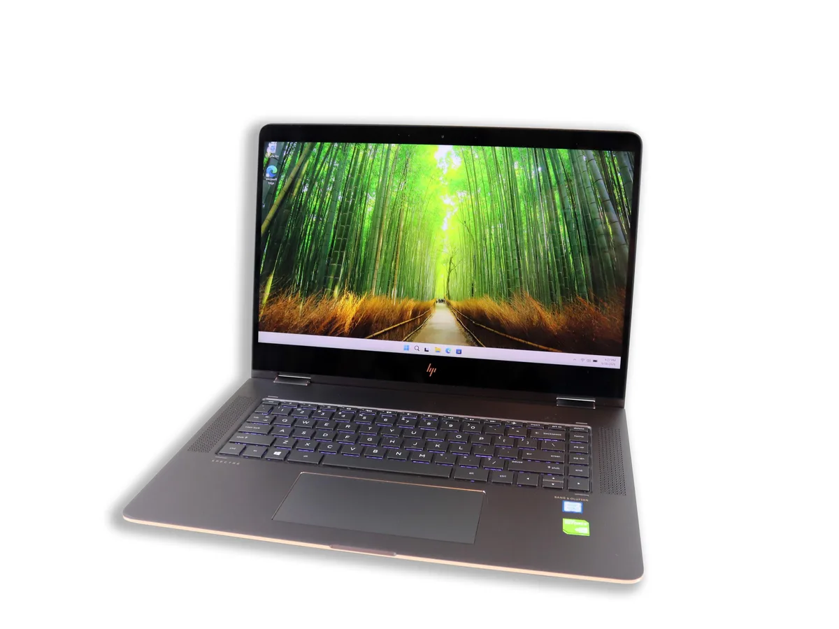 HP Spectre x360 15.6 inch 4K touchscreen laptop in Dark Ash Silver finish
