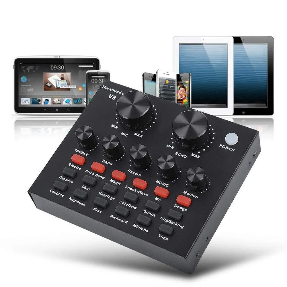 XIAOZAI 15974737490747 8-Channel USB Sound Card — תמונת המוצר